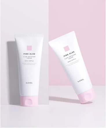 BJEWEL 粉红芦荟光泽保湿霜 50ml <新版>