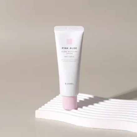 BJEWEL 粉红芦荟光泽保湿霜 50ml <新版> - Thumbnail